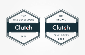 Top web developer | Top Drupal | Badges from Clutch.io
