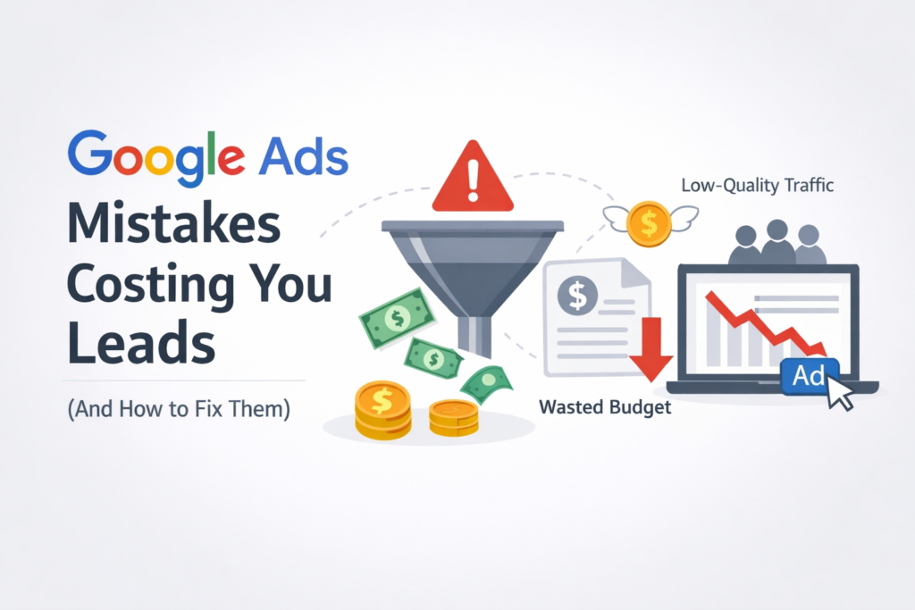 Google Ads Mistakes Costing You Leads (and How to Fix Them)
