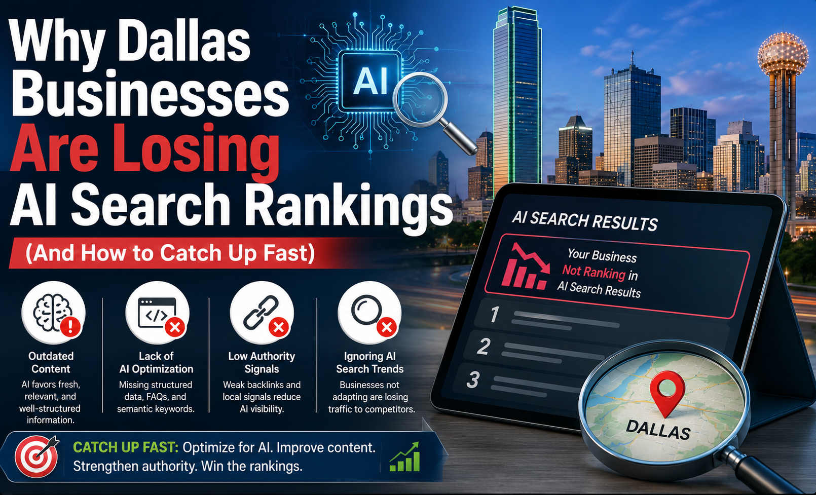 Why Dallas Businesses Are Losing AI Search Rankings (And How to Catch Up Fast)