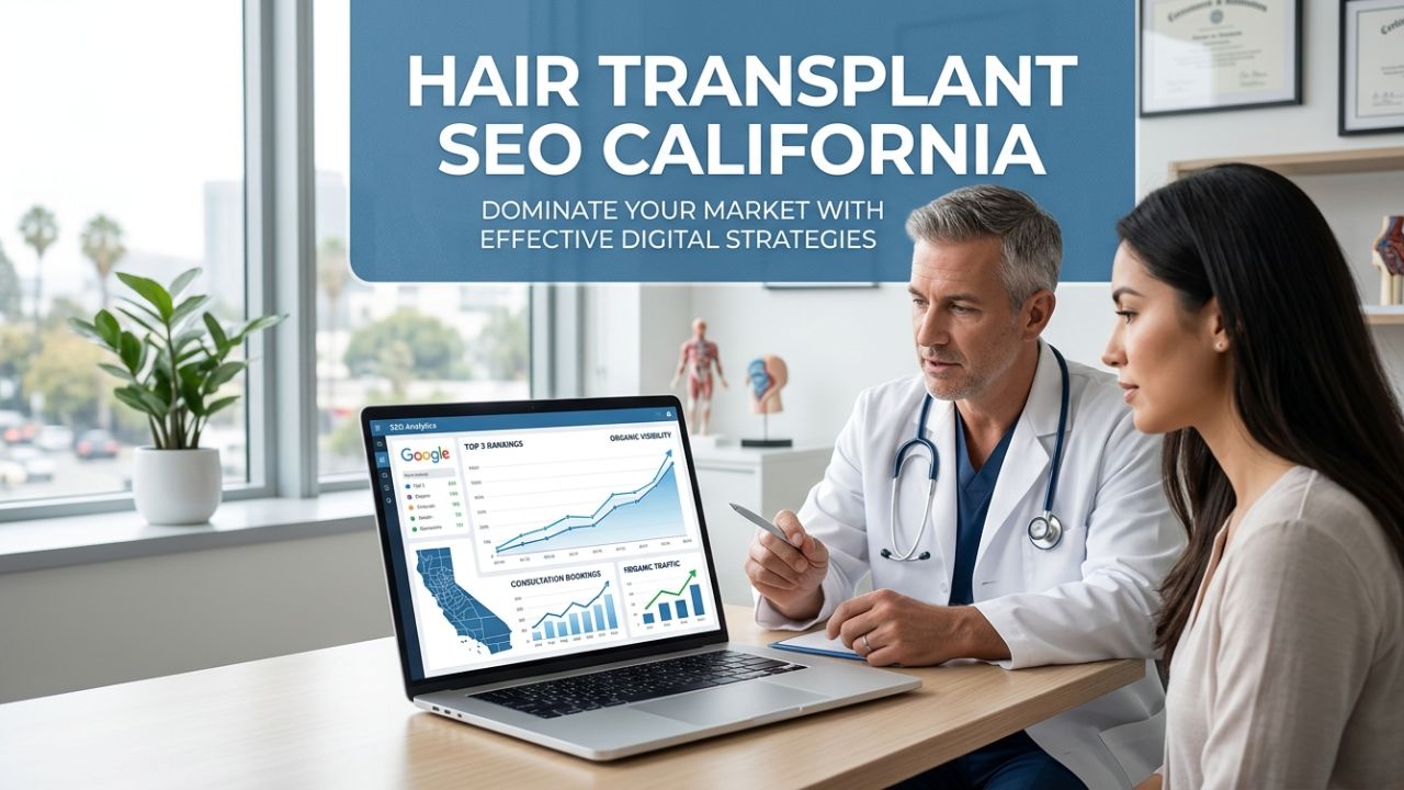 How SEO Helps Hair Restoration Clinics Generate More Consultation Bookings