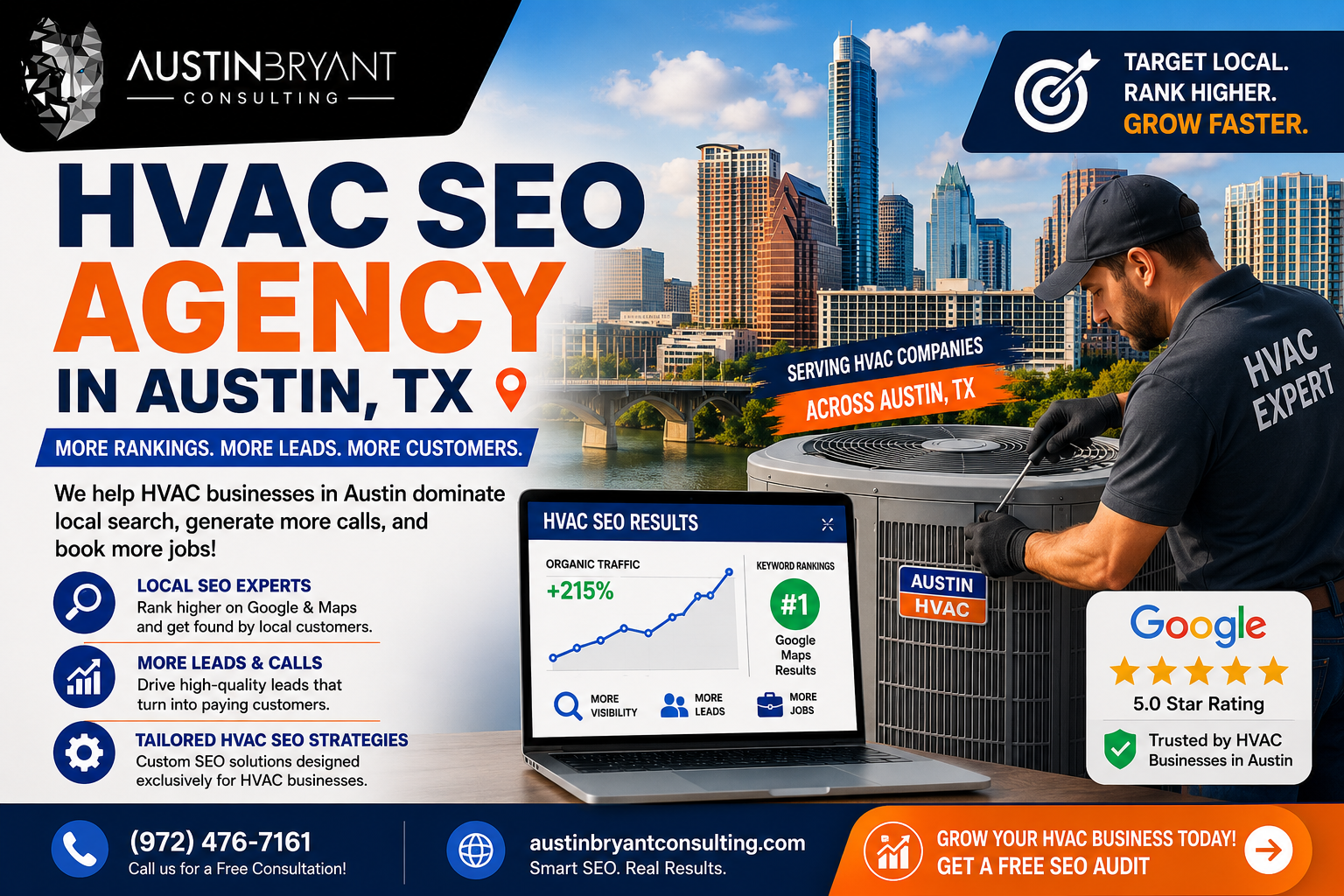How an HVAC SEO Agency in Austin, TX Can Double Your Local Leads 