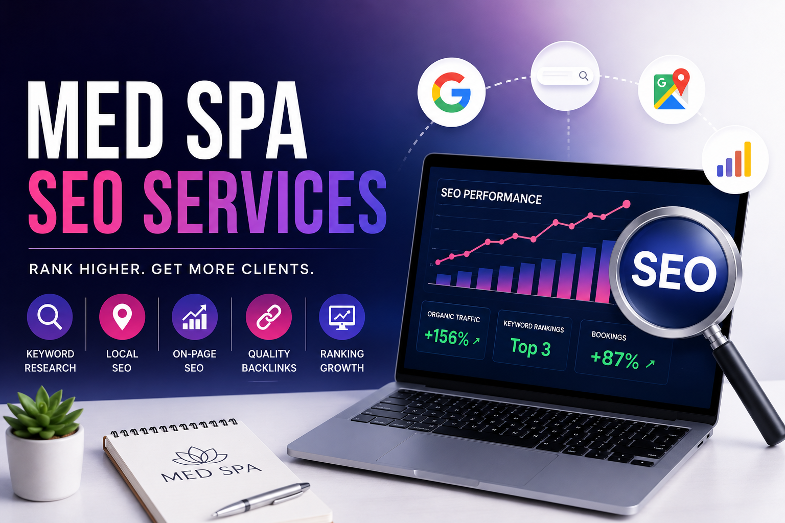 How Our Med Spa SEO Services Grow Your Medical Spa Business Faster